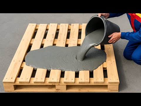 Million view Garden decorating ideas using Cement and Wooden pallets 2025 for you