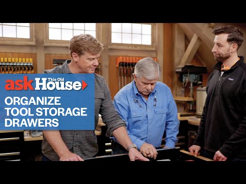 How to Organize Tool Storage Drawers | Ask This Old House