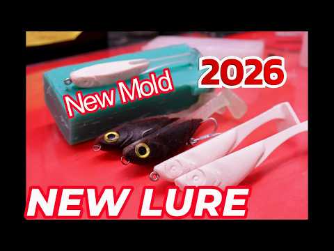 I Built a Custom Soft Plastic Swimbait from Scratch | DIY Fishing Lure Mold & Pour #handmadelure
