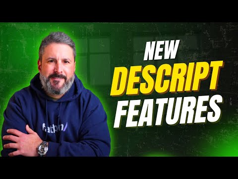 New AMAZING Descript Features for Screencasting