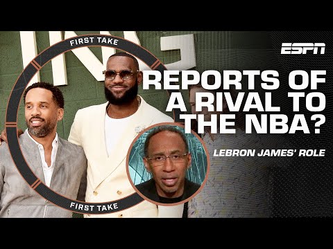 FULL REACTION to LeBron's manager advising $5B NBA rival league 👀 | First Take