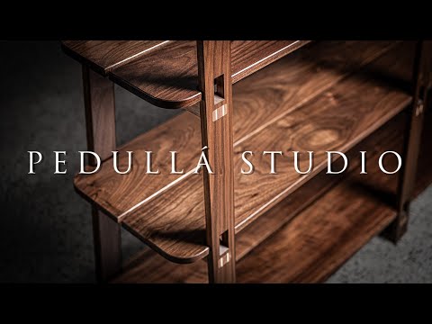 PEDULLA STUDIO | Building a Walnut Bookcase with Mortise and Tenons