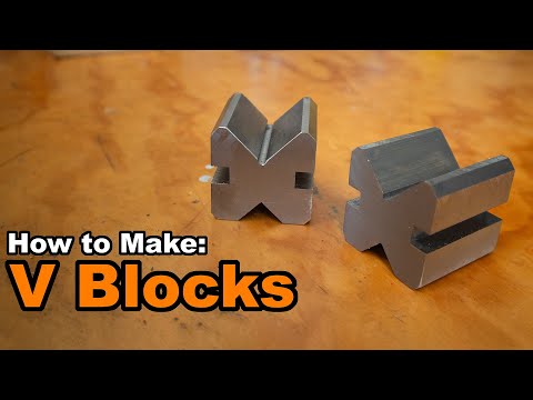 Making Machinist V Blocks on a Mini Milling Machine
