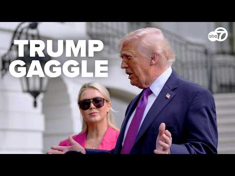 TRUMP DECLINES TO COMMENT ON KHAMENEI'S SON DURING PRESS GAGGLE