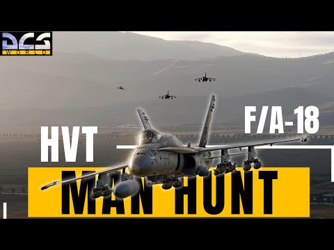 F/A-18 hunts HVTs in Syria | DCS World A/G Mission