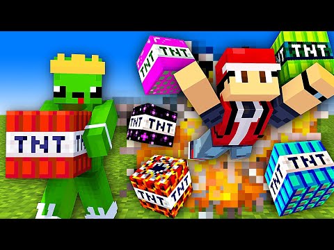Ich PRANKE Max mit SUPER TNT in Minecraft!