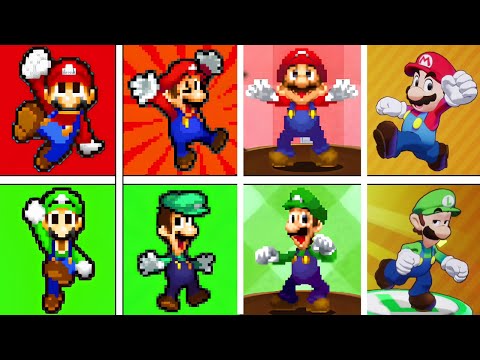 Evolution Of Mario & Luigi LEVEL UP And VICTORY Animations (2003-2025)