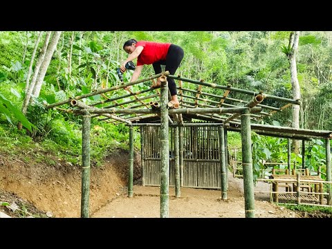 FULL VIDEO: 45 Days to Build a Bamboo House, Kitchen, Plumbing | Build from Start to Finish