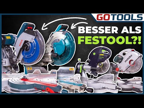The big cross-cut saw comparison | Metabo - Makita - Bosch - Festool | incl. raffle