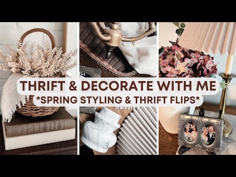 Thrifted vs Styled | Vintage Cottage Home Decor for Spring | High End Styling for Less