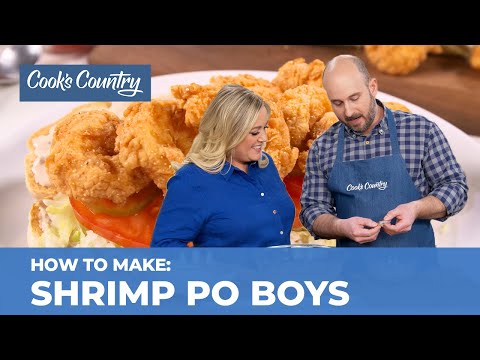 How to Make Fried Shrimp Po Boys