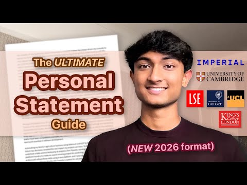 how to write the BEST UCAS personal statement (NEW 2026 format)