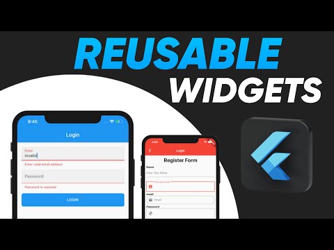 Flutter Reusable Widgets | Flutter Reuseable widgets | Widget Reusability