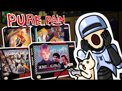 SNES Movie Games SO BAD They Should Be Illegal