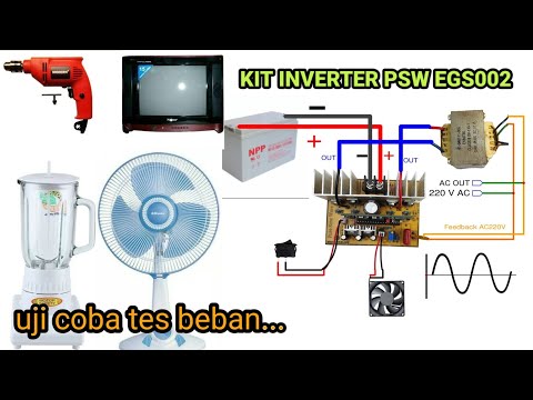 Review Kit inverter Pure Sine Wafe EGS002