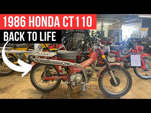 Bringing a 1986 Honda CT110 Back to Life After Years in Hiding!