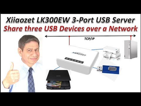 XiiAOZET LK300EW 3-port USB Network Server Review