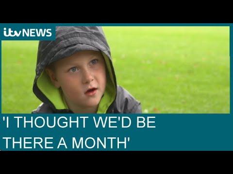 Homeless families forced to live in tents and hotels as temporary accommodation runs out | ITV News