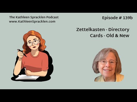 Zettelkasten - Directory Cards - Old & New