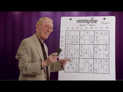 Sudoku. Lesson 2 vertical blocks using LCR and Ram