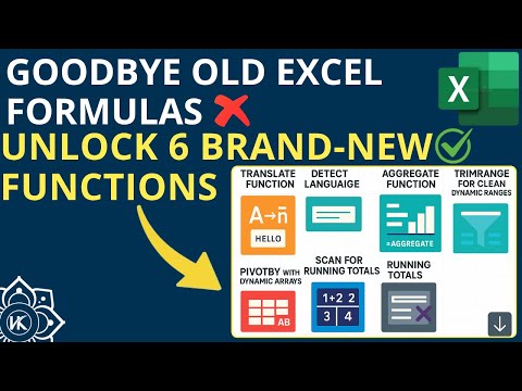 Unlock 6 BRAND NEW Excel Formulas You Must Learn (New Update)