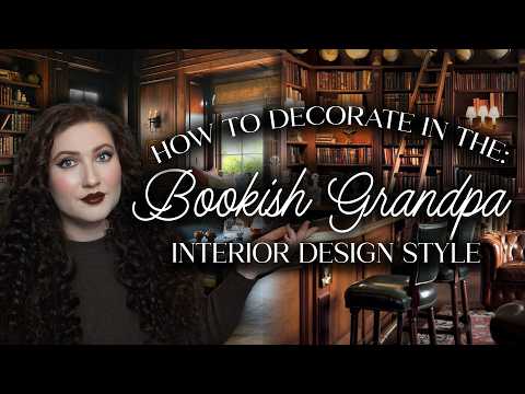 The Dark Academia Style You’ve Never Heard Of: BOOKISH GRANDPA Style 🕰️📚🥃 Masculine Home Decor