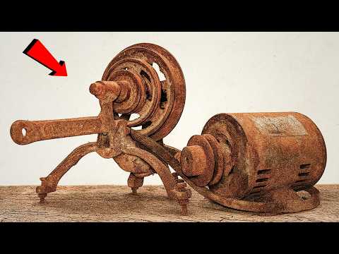 Can You Guess Its Purpose? 😱 Antique Rusty Motor Restoration | From Junk to Life