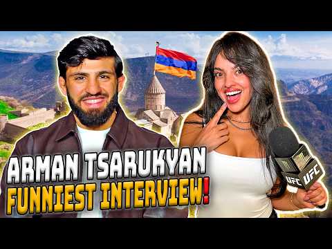 Arman Tsarukyan FUNNIEST interview + thoughts on fighting Islam Makhachev at UFC 311