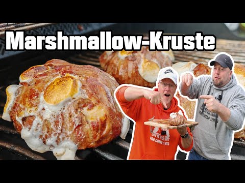 Drei-Tier Braten mit Marshmallow-Kruste