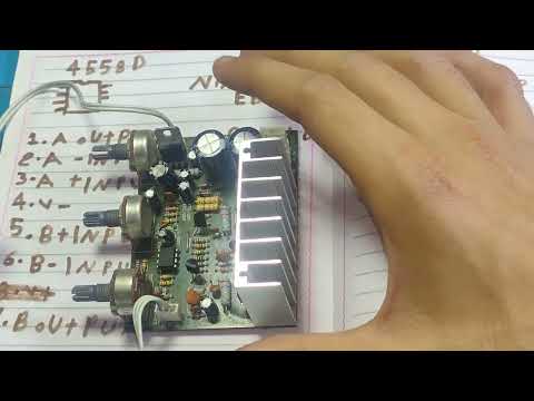 اجزاء مضخم الصوت المتوسط وشرح دائرة الصوت