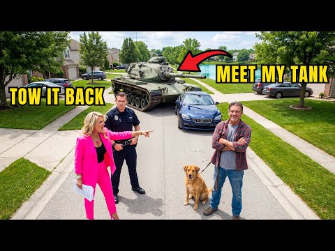 HOA Karen Had My Car Towed — Then a 30-Ton Tank Blocked Her Entire Street