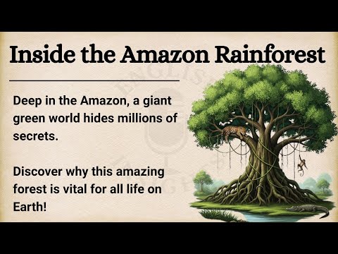 Amazon Secrets: Uncover Earth's Green Heart 🇧🇷 | Learn English Through Story Level 2 | Graded Reader