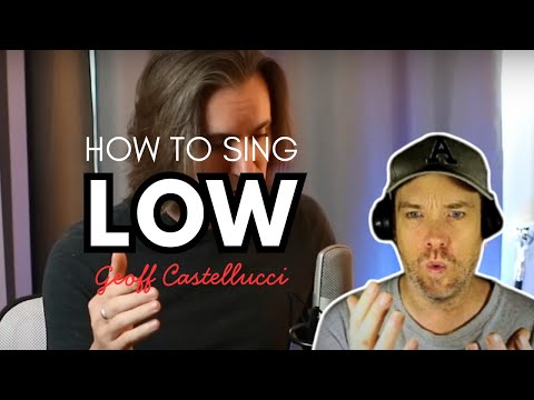 Reacting to How to Sing Really Low by Geoff Castellucci! | Teach Me the Secrets