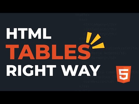 HTML Tables Made Simple (Most Students Get This Wrong)