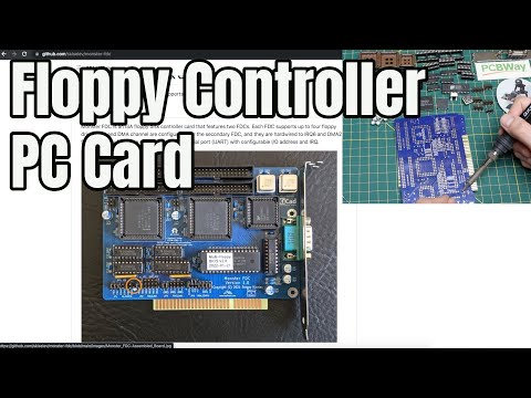 Monster Floppy Disk Controller Card: 8 bit ISA in a PC AT 286