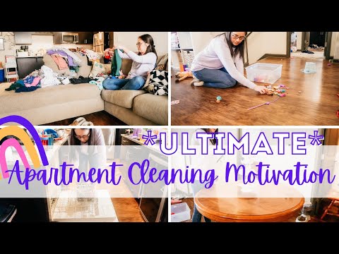 ULTIMATE CLEANING MOTIVATION || WHOLE APARTMENT CLEAN WITH ME || CLEANING TRANSFORMATIONS