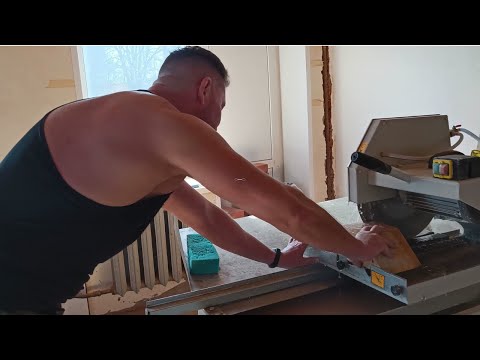 Доработал камнерезный станок Helmut ST 400 до идеала. Анонс обучающего ролика по технике кладки.