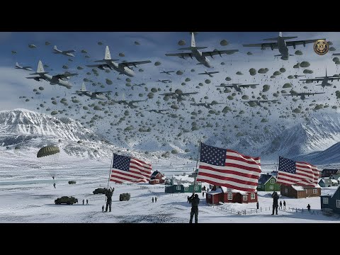 Denmark was surprised by the large scale arrival of US paratroopers