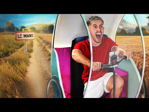 TRAVERSER la FRANCE en 48H avec des VÉHICULES INSOLITES ! (ski de route j’ai jamais vu ça mdrrrr)