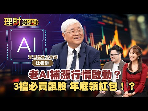 老AI補漲行情啟動？3檔必買飆股 年底領紅包！？ft.杜金龍【理財必修課】EP33 阿格力 詹璇依 精華