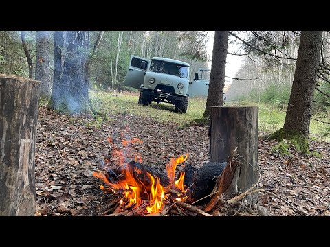 УАЗ буханка- первый выезд на пикник.