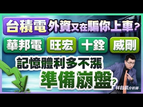 【台積電 外資又在騙你上車？ 華邦電 旺宏 十銓 威剛 記憶體利多不漲 準備崩盤？】股林高手 林鈺凱分析師 2025.12.19