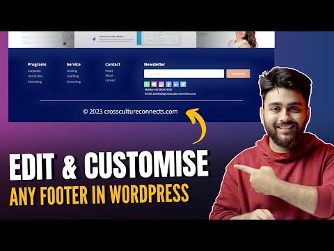 Easily Edit Footer in any WordPress Theme!