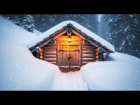 Alone Under the Forest – 30 Days of Winter in a Secret Underground House #diy #viral #survival