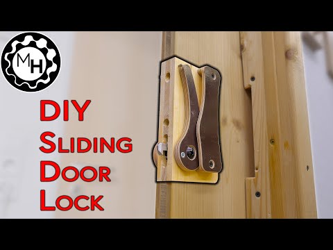 Homemade Sliding Door Lock | Unpickable