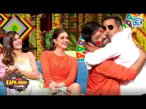 "Akshay Kumar" ने Kapil Sharma को क्यों दी गीली गीली "Kiss" | The Kapil Sharma Show |Kapil VS Akshay