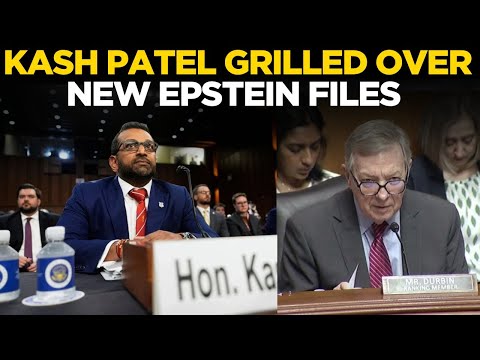 Kash Patel LIVE: Kash Patel Grilled Over New Epstein Files at Senate Judiciary Hearing | US News