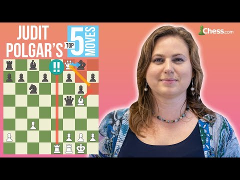 Judit Polgar's 5 Most Brilliant Chess Moves