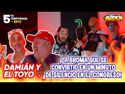 DAMIAN Y EL TOYO: LA BROMA QUE SE CONVIRTIO EN UN MINUTO DE SILENCIO EN EL CONGRESO T5 - 🥵EP 13🔥