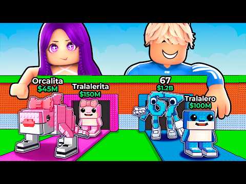 NUR JUNGS vs NUR MÄDCHEN Brainrots in Steal a Brainrot